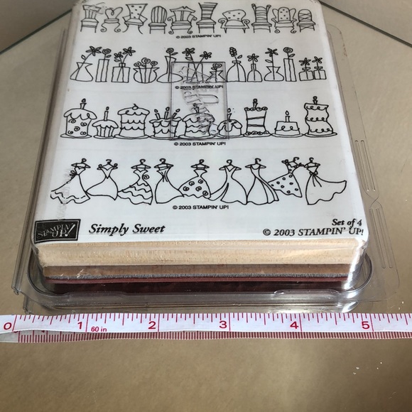New STAMPIN UP! Simply Sweet 4-piece set - Picture 7 of 8